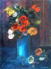 <i>Rose</i> - Olio su tela del 1955 - cm.74x54 (cod. NA5503)