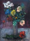 <i>Rosa anche Azzurra</i> - Olio su tela del 1961 - cm.73x54 (cod. NA6102)