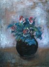 <i>Fiori n°5</i> - Olio su tela del 1967 - cm.76x56 (cod. NA6701)