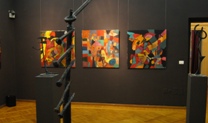 Seconda sala - sculture e quadri di Alberto Baumann